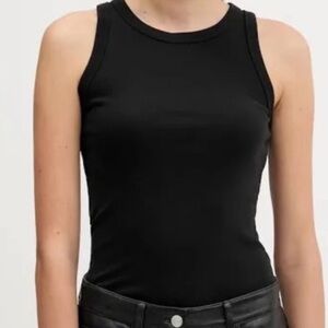 Abercrombie & Fitch Black Soft Ribbed Tank